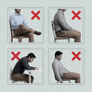 أهمية طريقة الجلوس الصحيحة على الكرسي في السيارة والمكتب