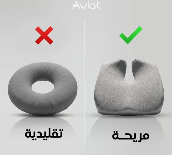 مقارنة بين مخدة أولايت الطبية والوسائد العادية