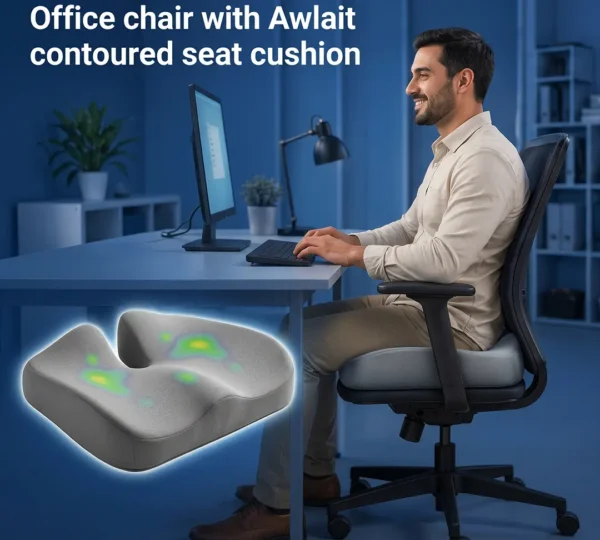 Office chair with Awlait lumbar support