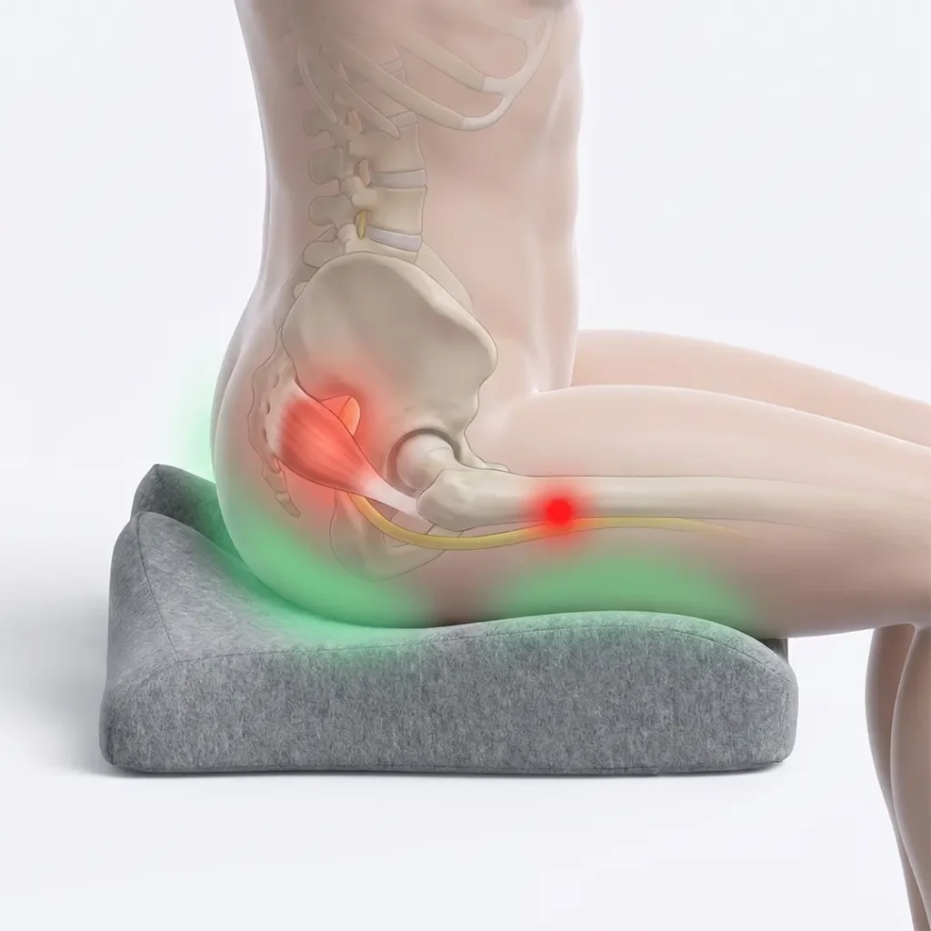 افضل وسادة للعصعص لتحسين الجلوس وتخفيف الألم