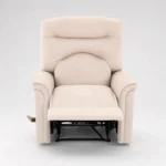 Beige comfort recliner chair