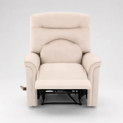 Beige comfort recliner chair
