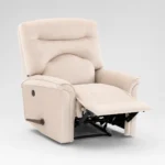 Modern beige recliner chair