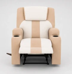 Recliner chair with footrest