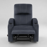 blue recliner chair