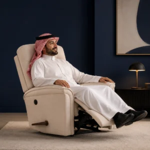 جلسة مريحة تبرز فوائد كرسي الاسترخاء في تخفيف الإجهاد اليومي