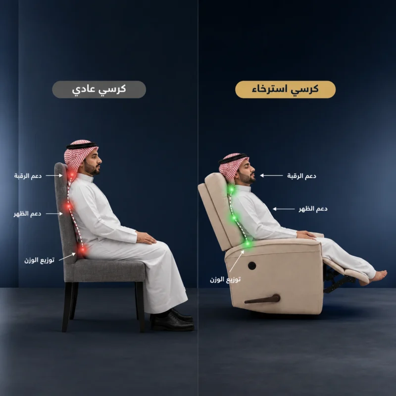 فوائد كرسي الاسترخاء