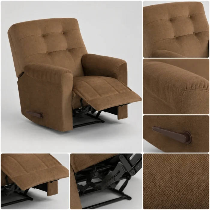 Details Brown Recliner Chair