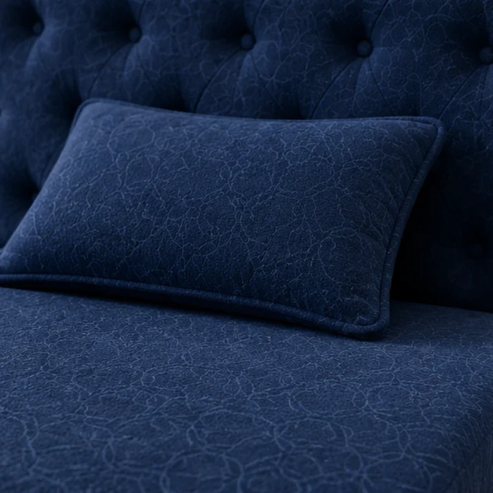 Tufted back single sofa