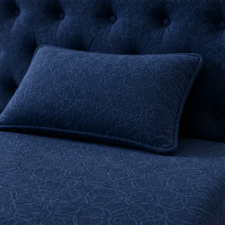 Tufted back single sofa