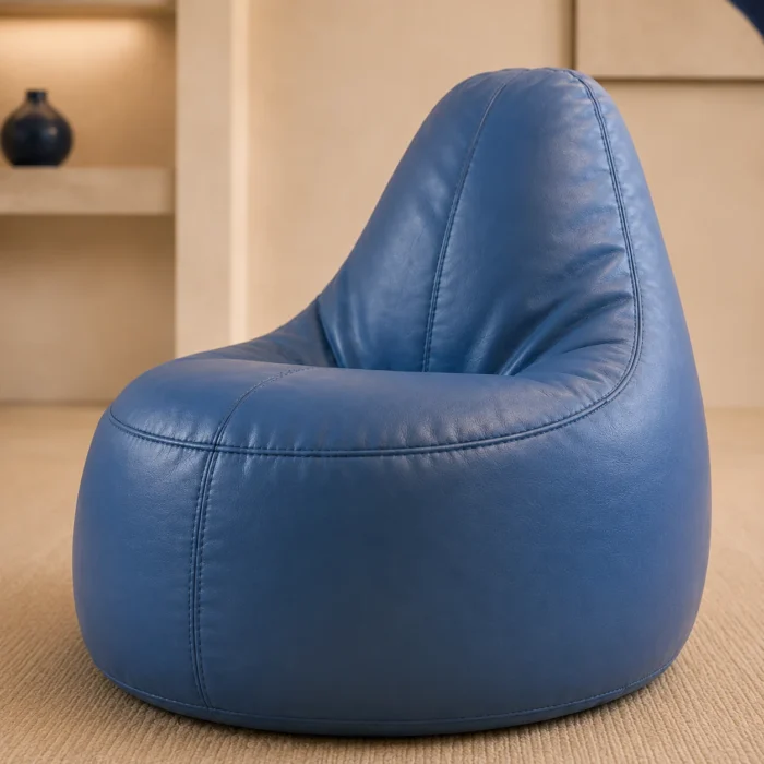 Pear shaped floor seat