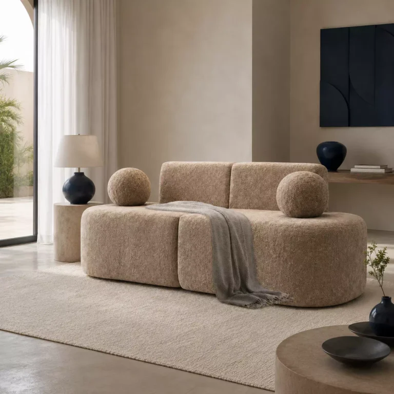 2 seater box sofa