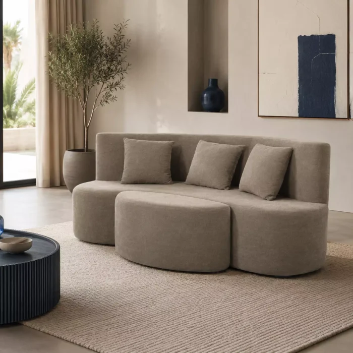 Modern modular foam sofa