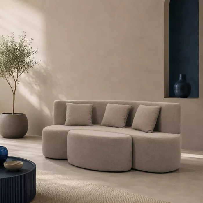 Safe modular foam sofa