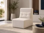 Modern single foam sofa