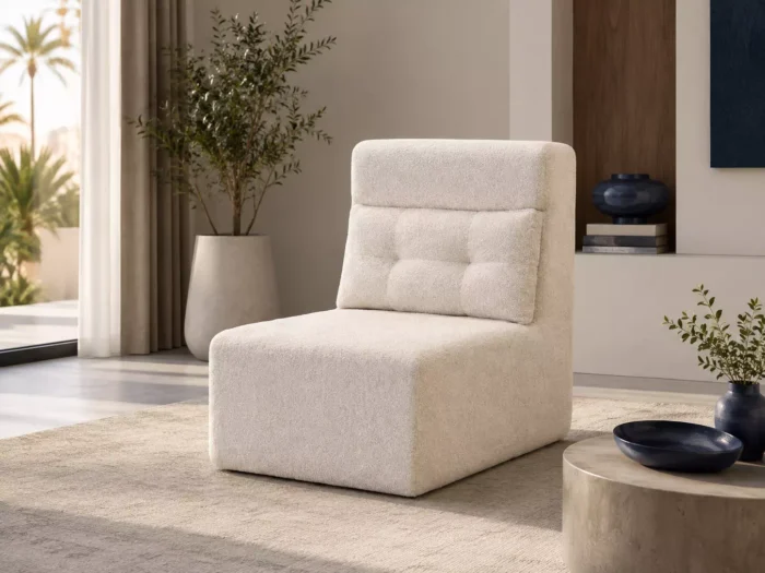 Modern single foam sofa
