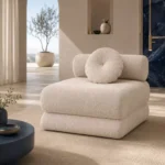 Modern all foam couch