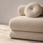 Foam couch fabric details