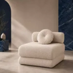 Single foam sofa design