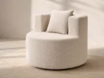 Frameless sofa cushion details
