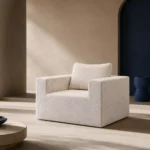 Single foam sofa