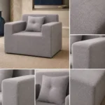Cube accent chair