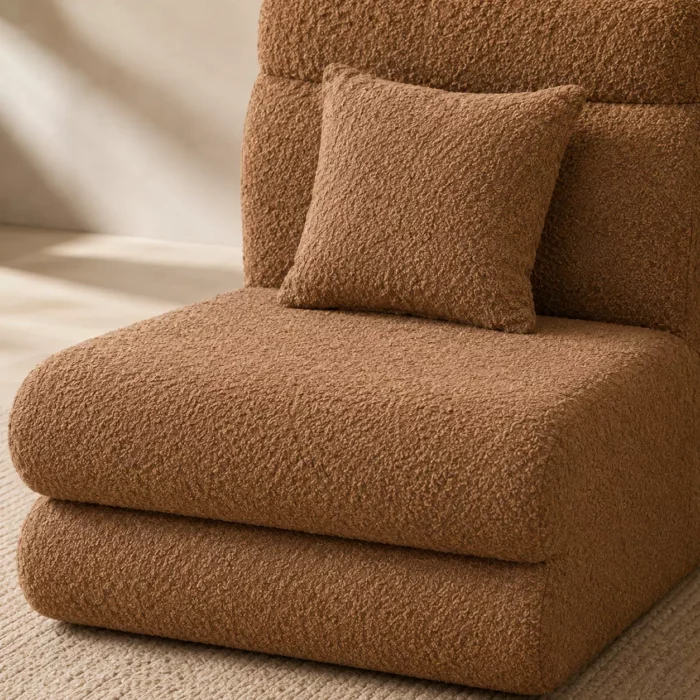 Single foam sofa