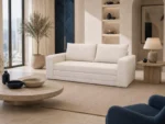 Dual folding sofa