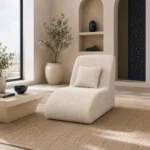 Modern foam lounger