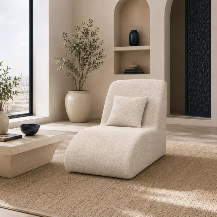 Modern foam lounger