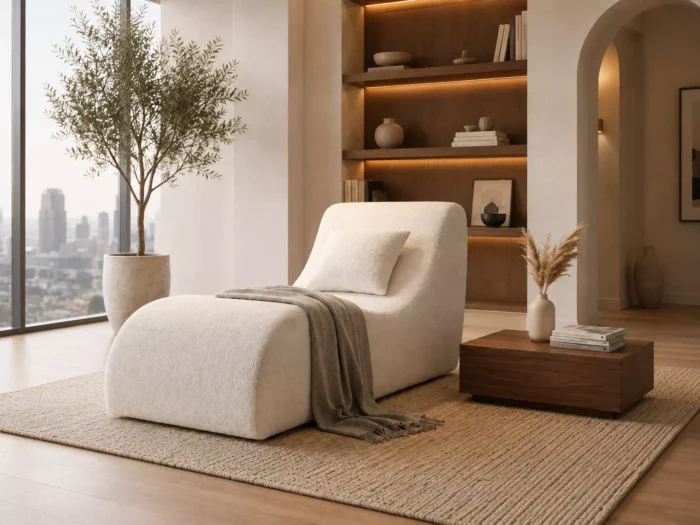 Modern single foam sofa
