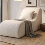 Armless single foam sofa